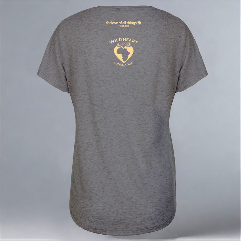 Protect Our Bushbabies - Ladies Triblend Dolman - Graphite Heather