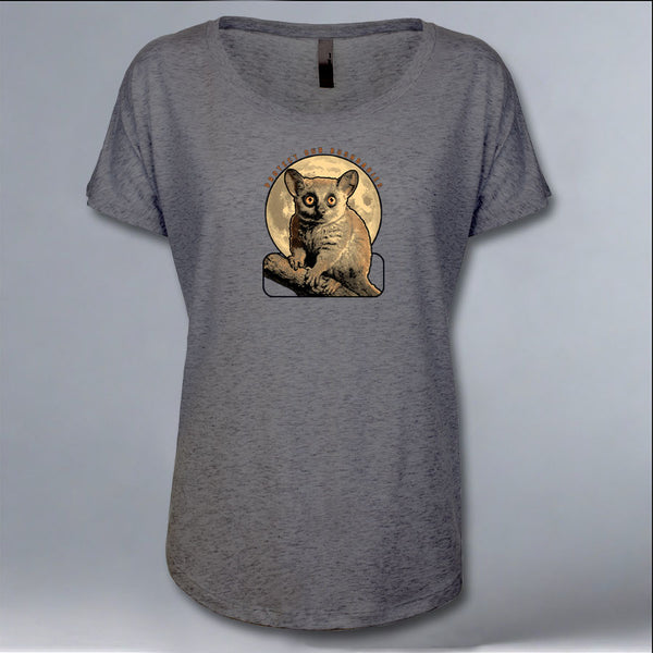 Protect Our Bushbabies - Ladies Triblend Dolman - Graphite Heather