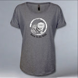 Jungle Friends - Ladies Triblend Dolman - Graphite Heather
