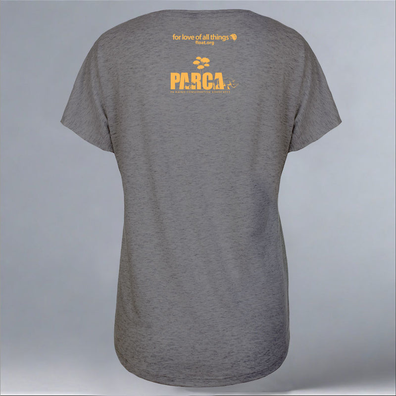 PARCA - Ladies Triblend Dolman - Graphite Heather
