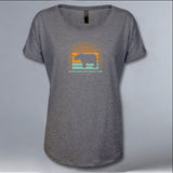 PARCA - Ladies Triblend Dolman - Graphite Heather