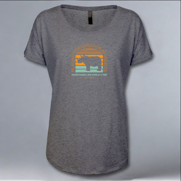 PARCA - Ladies Triblend Dolman - Graphite Heather