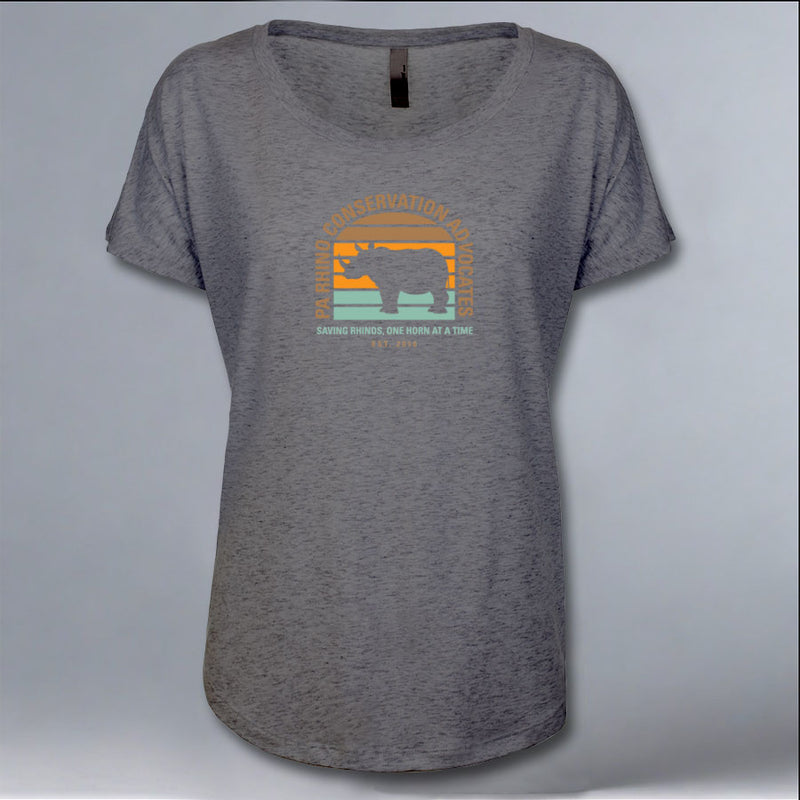 PARCA - Ladies Triblend Dolman - Graphite Heather
