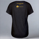 Painted Dog Conservation Inc. - Ladies Triblend Dolman - Vintage Black