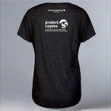 Project Coyote - Ladies Triblend Dolman - Vintage Black