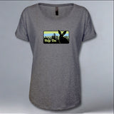 Rabbitats - Ladies Triblend Dolman - Graphite Heather