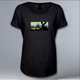 Rabbitats - Ladies Triblend Dolman - Vintage Black