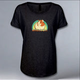 Wheek On! - Ladies Triblend Dolman - Vintage Black