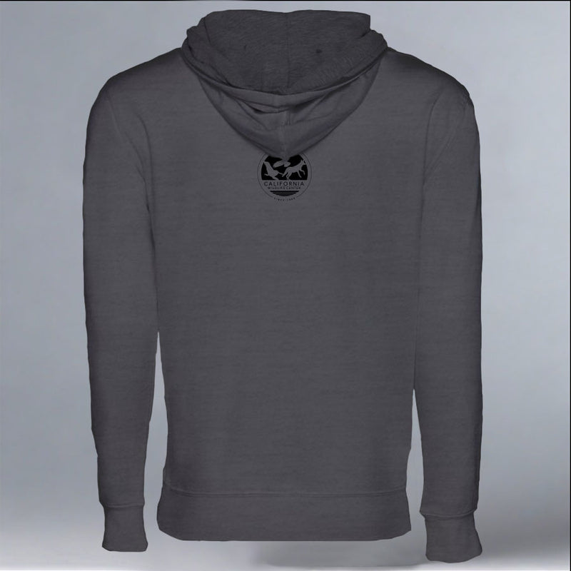 California Wildlife Center - Midweight French Terry Pullover Hoody - Heavy Metal
