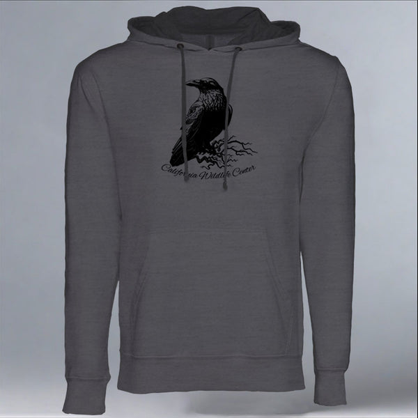California Wildlife Center - Midweight French Terry Pullover Hoody - Heavy Metal