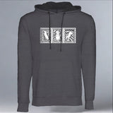 House Rabbit Society - Midweight French Terry Pullover Hoody - Heavy Metal