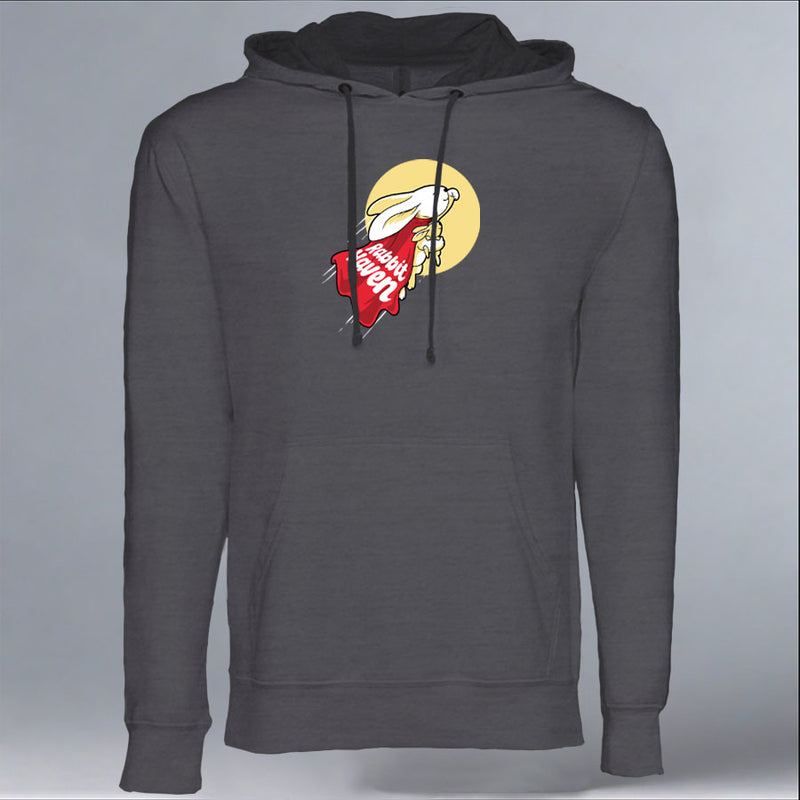 Rabbit Haven - Midweight French Terry Pullover Hoody - Heavy Metal