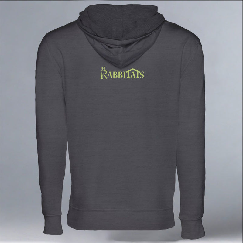 Rabbitats - Midweight French Terry Pullover Hoody - Heavy Metal