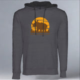 Rhino Conservation Partners - Midweight French Terry Pullover Hoody - Heavy Metal
