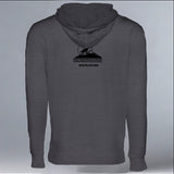 Rocky Mountain Wolf Project - Midweight French Terry Pullover Hoody - Heavy Metal