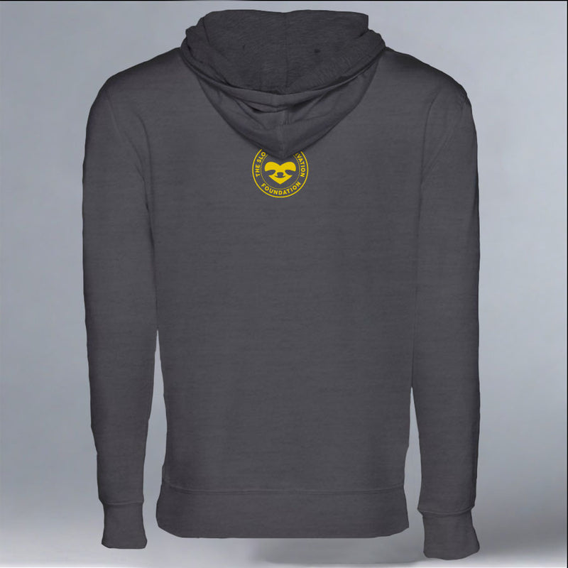 Sloth Conservation Foundation - Midweight French Terry Pullover Hoody - Heavy Metal