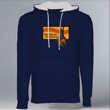 Bat World Sanctuary - Midweight French Terry Pullover Hoody - Navy/Heather Gray