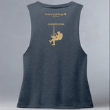Alpine Rescue Team - Allmade® Women's ECO-FRIENDLY Tri-Blend Muscle tank - Rebel Blue