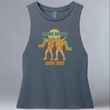 Alpine Rescue Team - Allmade® Women's ECO-FRIENDLY Tri-Blend Muscle tank - Rebel Blue