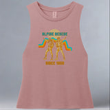 Alpine Rescue Team - Allmade® Women's ECO-FRIENDLY Tri-Blend Muscle tank - Vintage Rose