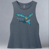 Bat World Sanctuary - Allmade® Women's ECO-FRIENDLY Tri-Blend Muscle tank - Indigo
