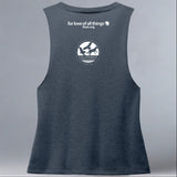 California Wildlife Center - Allmade® Women's ECO-FRIENDLY Tri-Blend Muscle tank - Rebel Blue