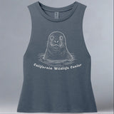 California Wildlife Center - Allmade® Women's ECO-FRIENDLY Tri-Blend Muscle tank - Rebel Blue