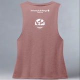 California Wildlife Center - Allmade® Women's ECO-FRIENDLY Tri-Blend Muscle tank - Vintage Rose