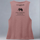 Following Giants - Allmade® Women's ECO-FRIENDLY Tri-Blend Muscle tank - Desert Rose