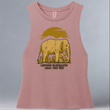 Following Giants - Allmade® Women's ECO-FRIENDLY Tri-Blend Muscle tank - Desert Rose