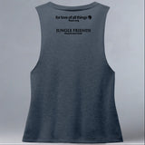Jungle Friends - Allmade® Women's ECO-FRIENDLY Tri-Blend Muscle tank - Rebel Blue