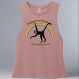 Jungle Friends - Allmade® Women's ECO-FRIENDLY Tri-Blend Muscle tank - Desert Rose
