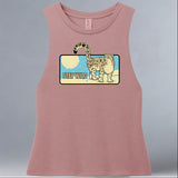 Snow Leopard Trust - Allmade® Women's ECO-FRIENDLY Tri-Blend Muscle tank - Vintage Rose