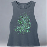 TIRN - Allmade® Women's ECO-FRIENDLY Tri-Blend Muscle tank - Rebel Blue