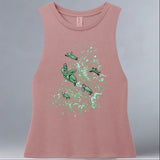 TIRN - Allmade® Women's ECO-FRIENDLY Tri-Blend Muscle tank - Vintage Rose