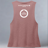 World Animal Protection - Allmade® Women's ECO-FRIENDLY Tri-Blend Muscle tank - Desert Rose