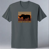 Saving the Survivors - 100% ORGANIC Adult Allmade® Tee - Terrain Gray