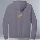 Alpine Rescue Team - Allmade® Unisex ORGANIC CVC Fleece Pullover Hoodie - Cosmic Purple