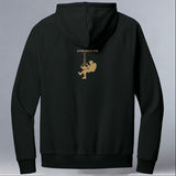 Alpine Rescue Team - Allmade® Unisex ORGANIC CVC Fleece Pullover Hoodie - Deep Black