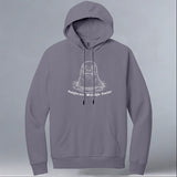 California Wildlife Center - Allmade® Unisex ORGANIC CVC Fleece Pullover Hoodie - Cosmic Purple