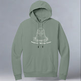 California Wildlife Center - Allmade® Unisex ORGANIC CVC Fleece Pullover Hoodie - Matcha Green