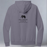 Following Giants - Allmade® Unisex ORGANIC CVC Fleece Pullover Hoodie - Cosmic Purple
