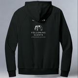 Following Giants - Allmade® Unisex ORGANIC CVC Fleece Pullover Hoodie - Black