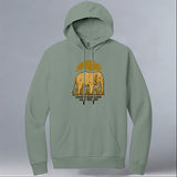 Following Giants - Allmade® Unisex ORGANIC CVC Fleece Pullover Hoodie - Matcha Green