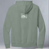 Grand Canyon Wolf Recovery Project - Allmade® Unisex ORGANIC CVC Fleece Pullover Hoodie - Matcha Green
