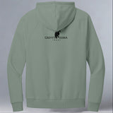 Grevy's Zebra Trust - Allmade® Unisex ORGANIC CVC Fleece Pullover Hoodie - Matcha Green