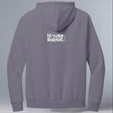 House Rabbit Society - Allmade® Unisex ORGANIC CVC Fleece Pullover Hoodie - Cosmic Purple