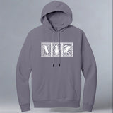 House Rabbit Society - Allmade® Unisex ORGANIC CVC Fleece Pullover Hoodie - Cosmic Purple