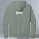 House Rabbit Society - Allmade® Unisex ORGANIC CVC Fleece Pullover Hoodie - Matcha Green