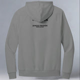 Jungle Friends - Allmade® Unisex ORGANIC CVC Fleece Pullover Hoodie - Aluminum Gray Heather